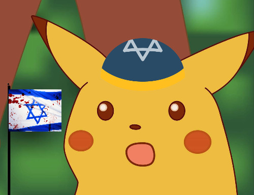 Israel pikachu Blank Meme Template