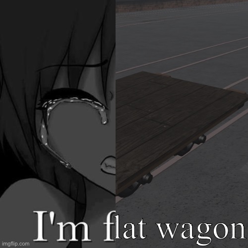 Flat wagon | lat wagon | image tagged in i'm fi | made w/ Imgflip meme maker