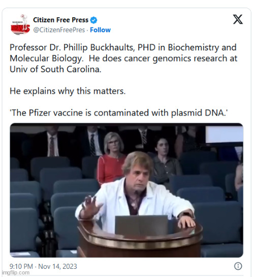 If you took the Covid shot, you should probably watch this. Link in comments | image tagged in covid vaccine,truth,dna,alarm | made w/ Imgflip meme maker