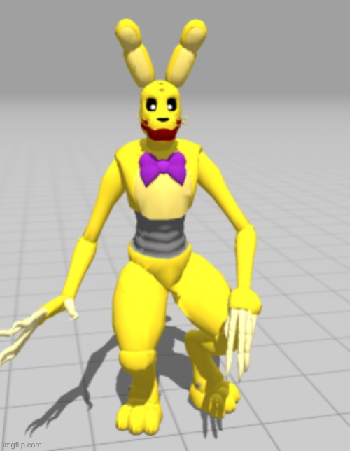 i give you mutant Springbonnie | made w/ Imgflip meme maker