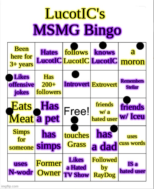 LucotIC's MS_Memer_Group Bingo | image tagged in lucotic's ms_memer_group bingo | made w/ Imgflip meme maker