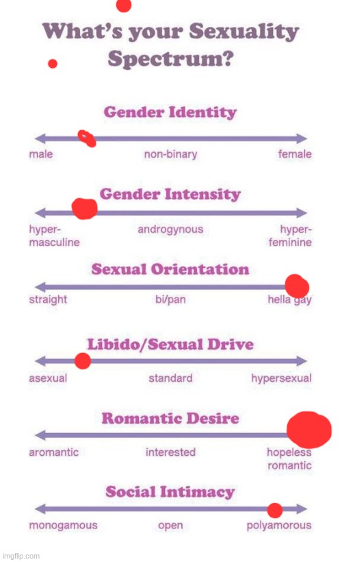 life for sure | image tagged in what's your sexuality spectrum | made w/ Imgflip meme maker