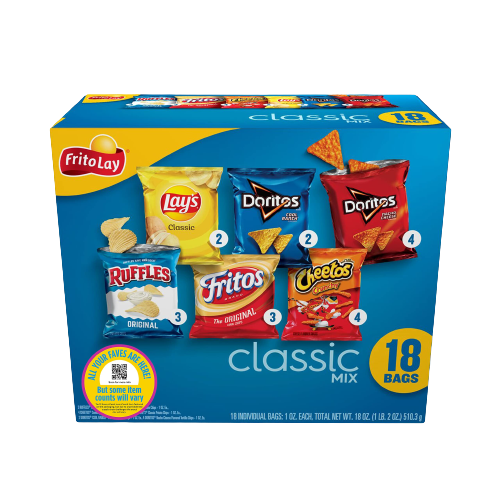Frito-Lay Classic Mix Snacks Variety Pack, 28 Count - Walmart.c Blank Meme Template