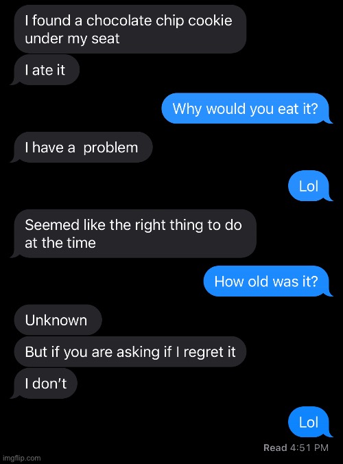 Actual conversation I had with someone earlier | made w/ Imgflip meme maker