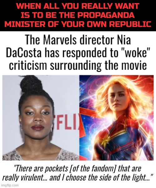 Sooo many virulent people. How come these Social Justice big-shots are always hyper narcissist? | WHEN ALL YOU REALLY WANT IS TO BE THE PROPAGANDA MINISTER OF YOUR OWN REPUBLIC | image tagged in social justice warriors,marvel,movies,bad movies | made w/ Imgflip meme maker