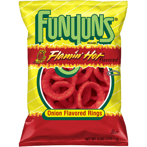 Funyuns Flamin' Hot Rings, Onion Flavored Rings, 6 Oz Blank Meme Template