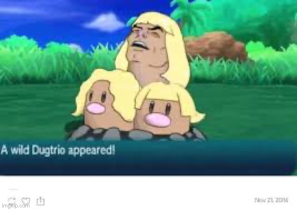 Dugtrio | image tagged in dugtrio | made w/ Imgflip meme maker