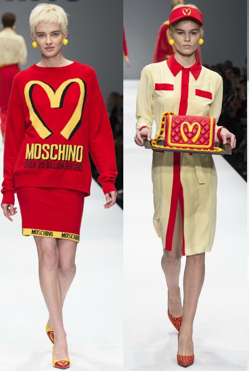 High Quality moschino mcdonalds-chic Blank Meme Template