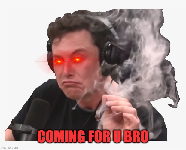 Elon transparent | COMING FOR U BRO | image tagged in elon transparent | made w/ Imgflip meme maker