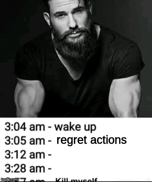 my last post was not real. nothing was posted by me. you are simply just hallucinating | regret actions | made w/ Imgflip meme maker