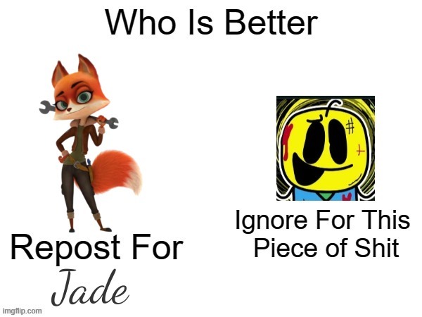 Reposted. | image tagged in pro-fandom,repost,fox,furry,movie,cartoon | made w/ Imgflip meme maker