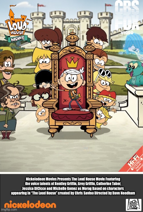 The Loud House Movie VHS (Fan Made) | Nickelodeon Movies Presents The Loud House Movie Featuring the voice talents of Bentley Griffin, Grey Griffin, Catherine Taber, Jessica DiCicco and Michelle Gomez as Morag Based on characters appearing in “The Loud House” created by Chris Savino Directed by Dave Needham | image tagged in the loud house,loud house,nickelodeon,lincoln loud,lori loud,vhs | made w/ Imgflip meme maker