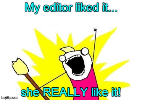 X All The Y | My editor liked it... she REALLY like it! | image tagged in memes,x all the y | made w/ Imgflip meme maker