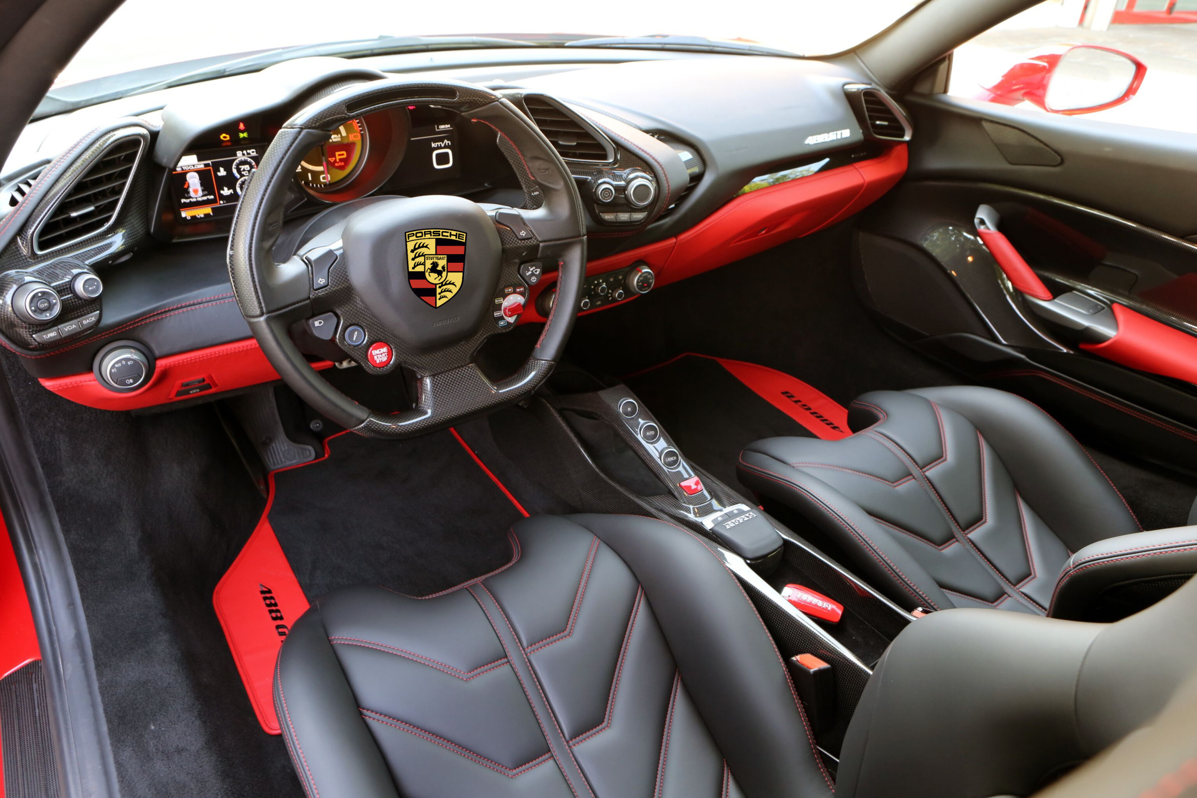 Porsche 488 GTB Blank Meme Template