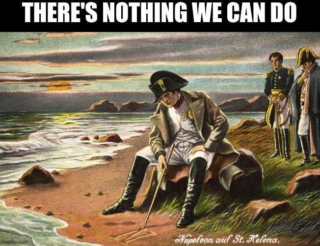 There is Nothing We Can Do | THERE'S NOTHING WE CAN DO | image tagged in there is nothing we can do | made w/ Imgflip meme maker