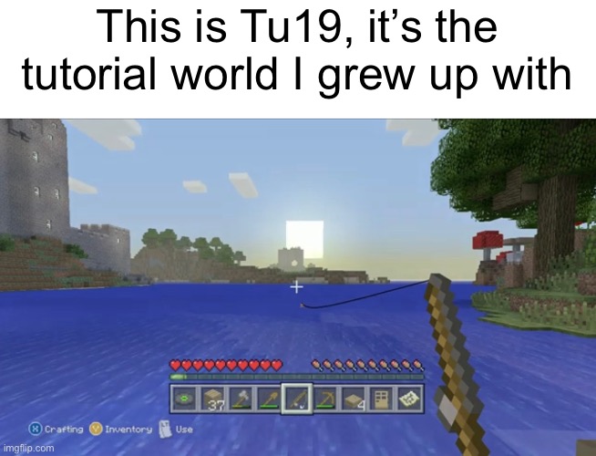 This is Tu19, it’s the tutorial world I grew up with | made w/ Imgflip meme maker