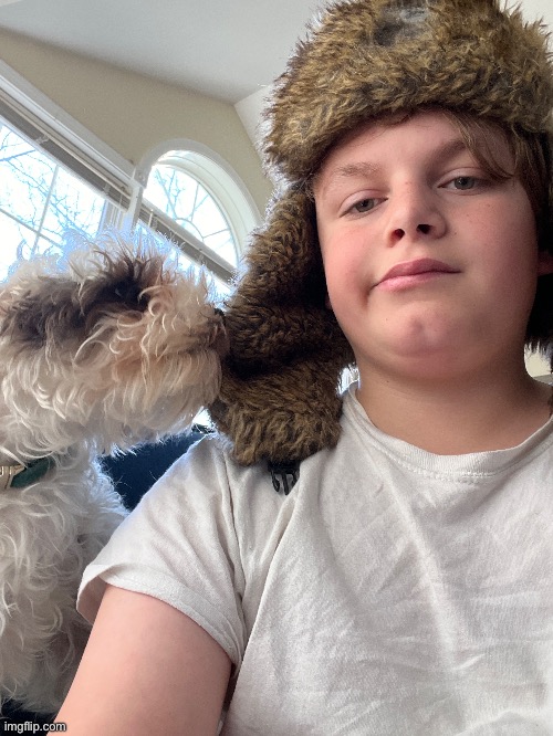 Me with my dumbass dog | made w/ Imgflip meme maker
