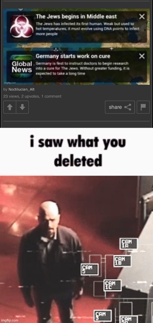 image tagged in i saw what you deleted | made w/ Imgflip meme maker