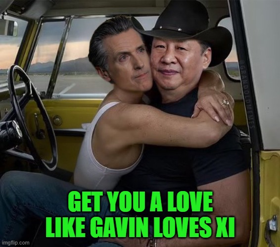 Gavin and xi | GET YOU A LOVE LIKE GAVIN LOVES XI | image tagged in gavin and xi | made w/ Imgflip meme maker