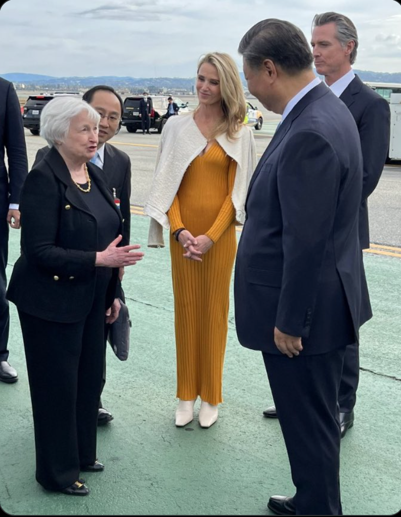 Yellen and XI Blank Meme Template