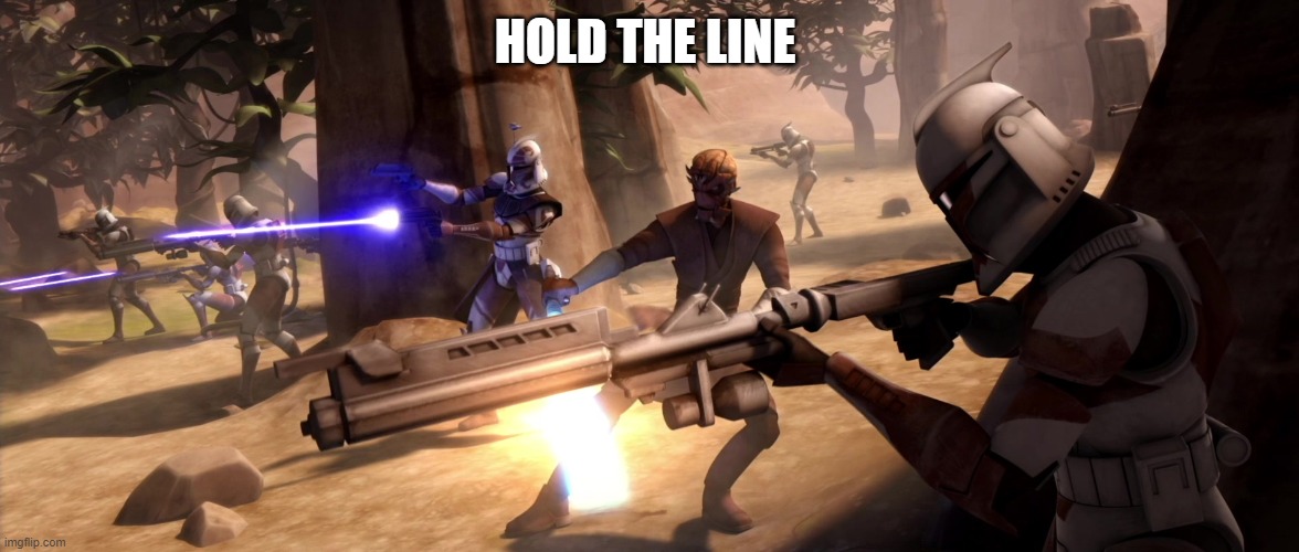 HOLD THE LINE | made w/ Imgflip meme maker