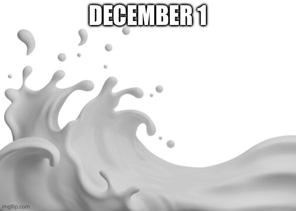 DECEMBER 1 | made w/ Imgflip meme maker