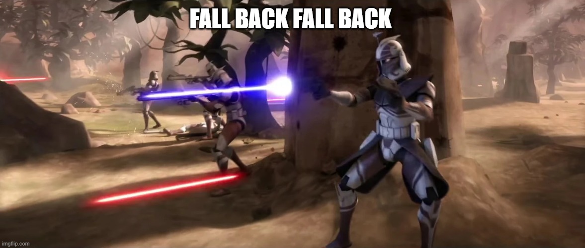FALL BACK FALL BACK | made w/ Imgflip meme maker