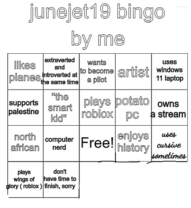 my bingo Blank Meme Template