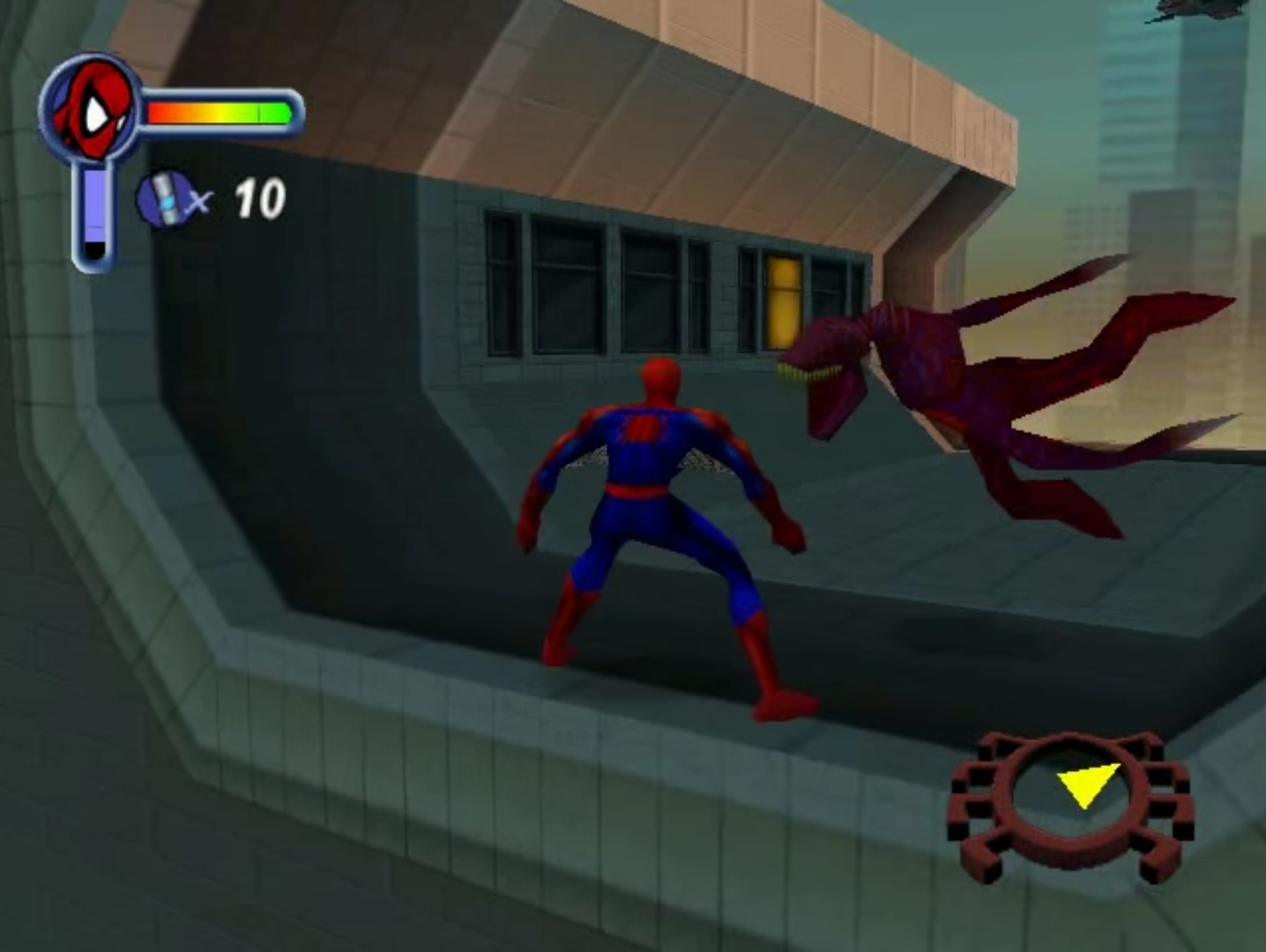 High Quality beta symbiote attacking spiderman Blank Meme Template