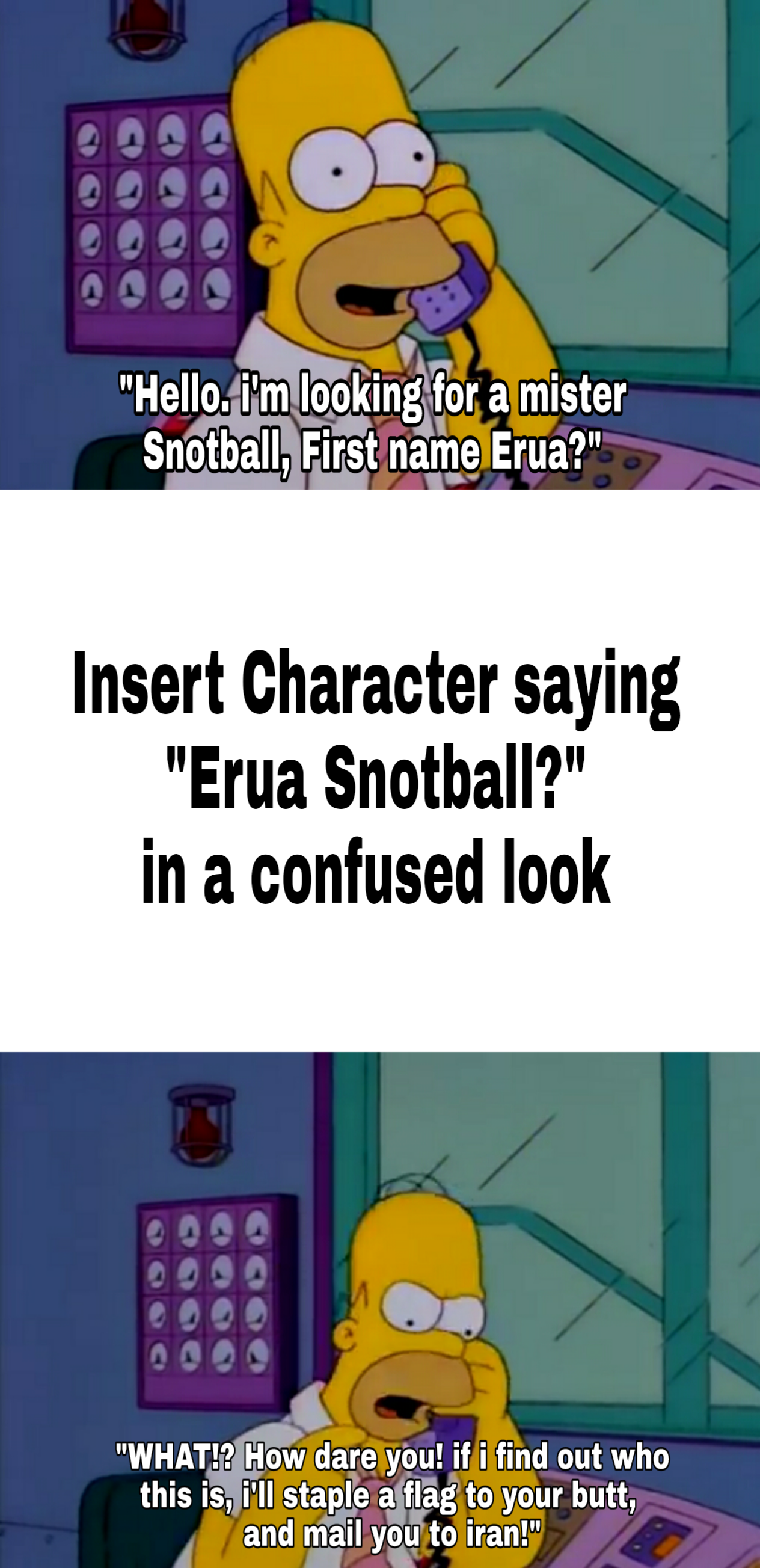 High Quality Eura Snotball Blank Meme Template