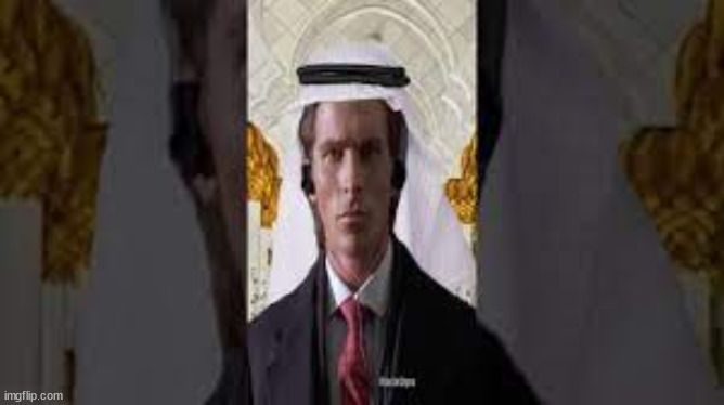 patrick faithman from arabian psycho | made w/ Imgflip meme maker