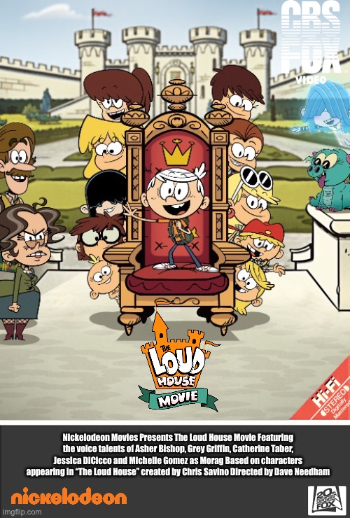 The Loud House Movie VHS (Fan Made, Newly Fixed) | Nickelodeon Movies Presents The Loud House Movie Featuring the voice talents of Asher Bishop, Grey Griffin, Catherine Taber, Jessica DiCicco and Michelle Gomez as Morag Based on characters appearing in “The Loud House” created by Chris Savino Directed by Dave Needham | image tagged in the loud house,loud house,lincoln loud,lori loud,vhs,nickelodeon | made w/ Imgflip meme maker