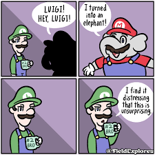 Mario wonder Blank Meme Template