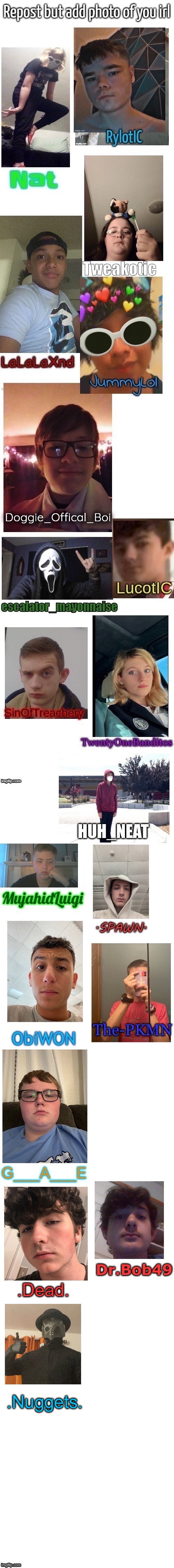 no face reveal for you | .Nuggets. | made w/ Imgflip meme maker