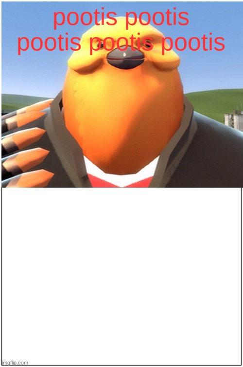 High Quality pootis bird annoys this character Blank Meme Template