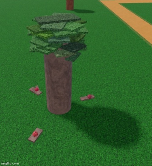 what a nice tree | image tagged in roblox | made w/ Imgflip meme maker