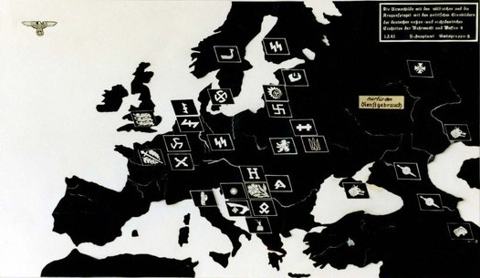 The Waffen-SS Europe Map Blank Meme Template