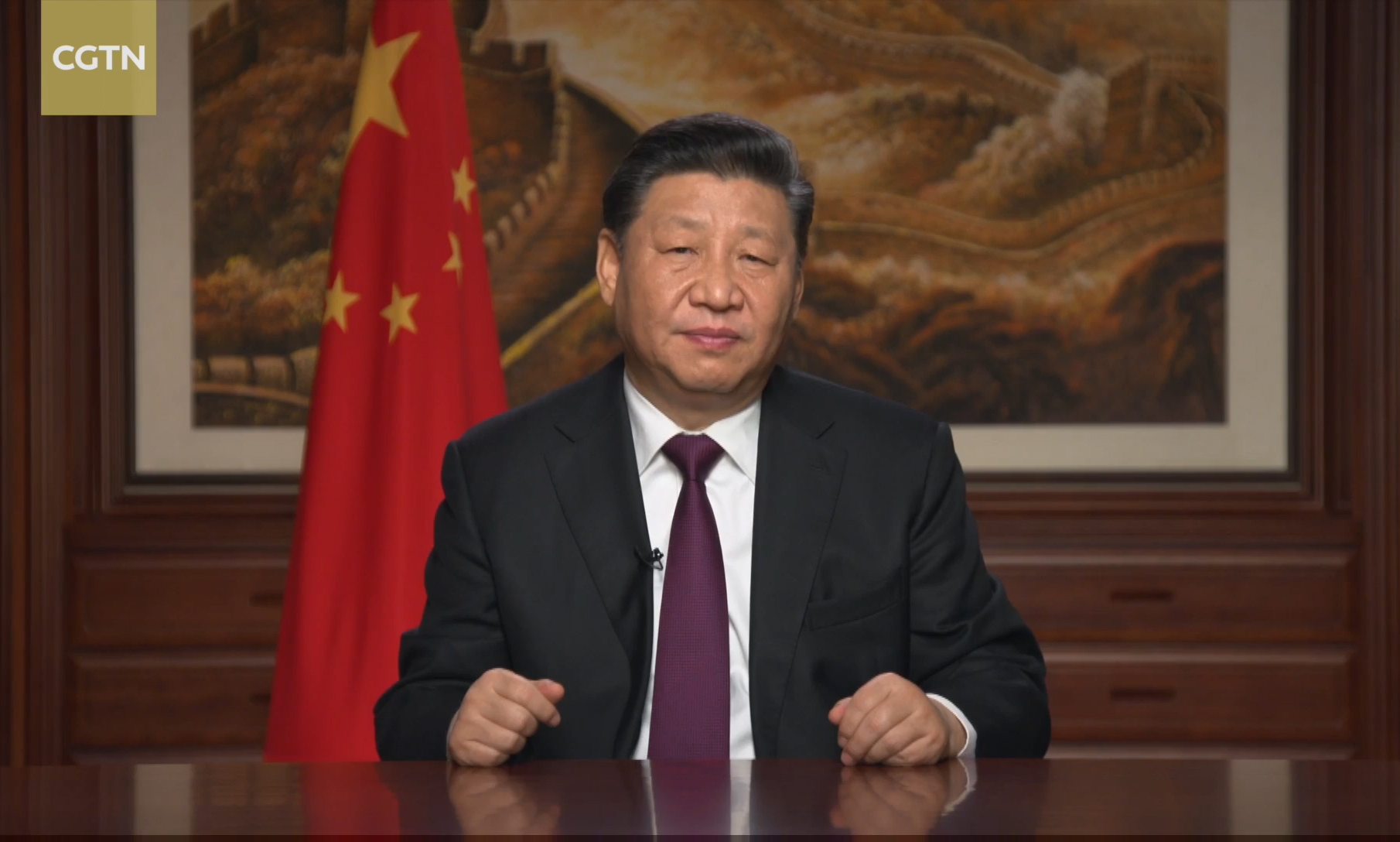 New Year Speech by President Xi Jinping Blank Meme Template