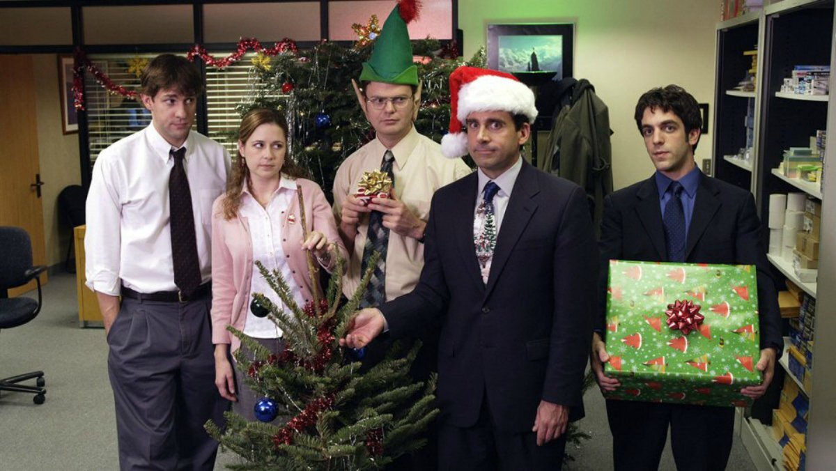 The Office Christmas party Blank Meme Template