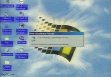 Windows 98 presentation fail - Imgflip