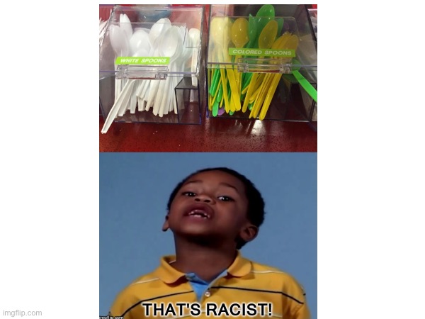 That’s racist | image tagged in funny memes | made w/ Imgflip meme maker