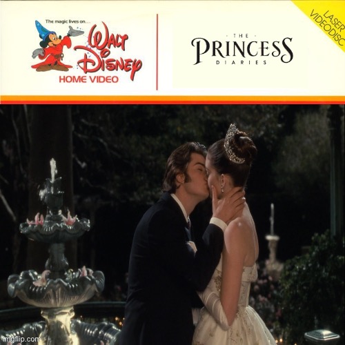 The Princess Diaries Laserdisc (Fan Made) | image tagged in disney,disney princess,2001,princess,romantic,girl | made w/ Imgflip meme maker
