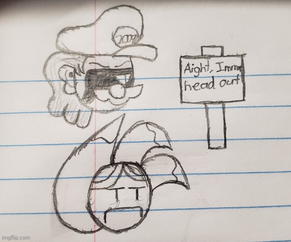 Goofy ahh doodle in class: Coming back in December | image tagged in school,class,drawing | made w/ Imgflip meme maker