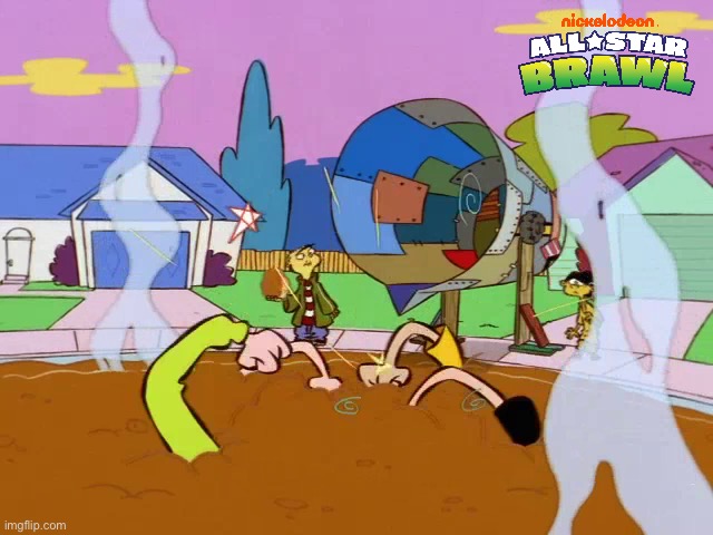 Nickelodeon All-Star Brawl | image tagged in nickelodeon,danny phantom,catdog,the loud house,spongebob squarepants,rugrats | made w/ Imgflip meme maker