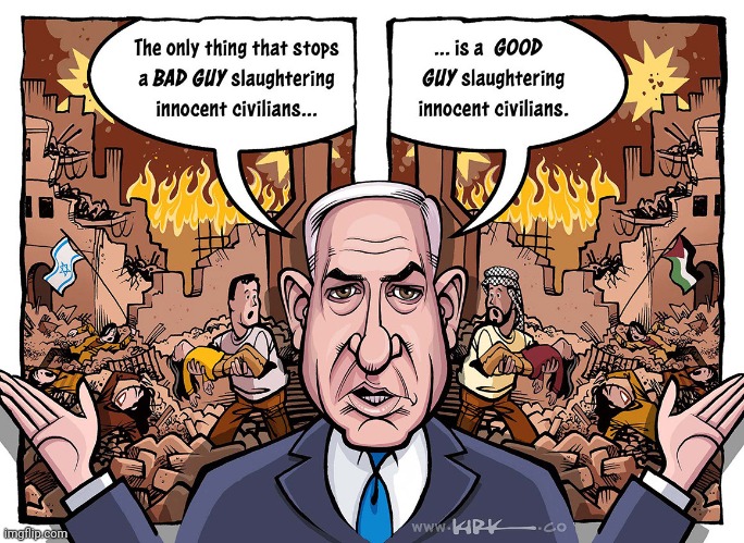 21st Century Morality®: Solving The Overpopulation Problem! | image tagged in netanyahu,israel,hamas,jews,palestinians,depopulation | made w/ Imgflip meme maker