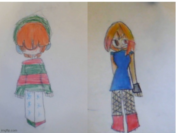 I just noticed these two looked like siblings help- | made w/ Imgflip meme maker