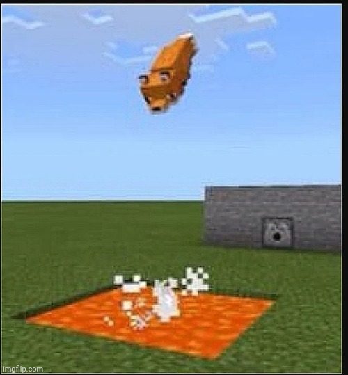 fox jumping into lava | image tagged in fox jumping into lava | made w/ Imgflip meme maker