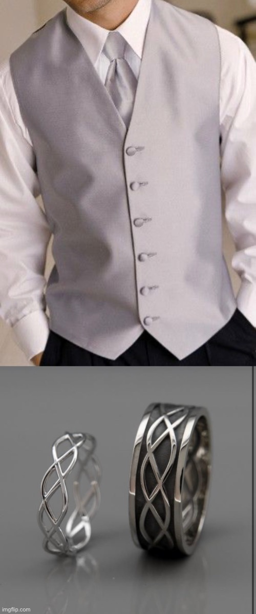 If one of you want to wear a suit, here’s what I’m thinking. Lil less detail but hey | made w/ Imgflip meme maker