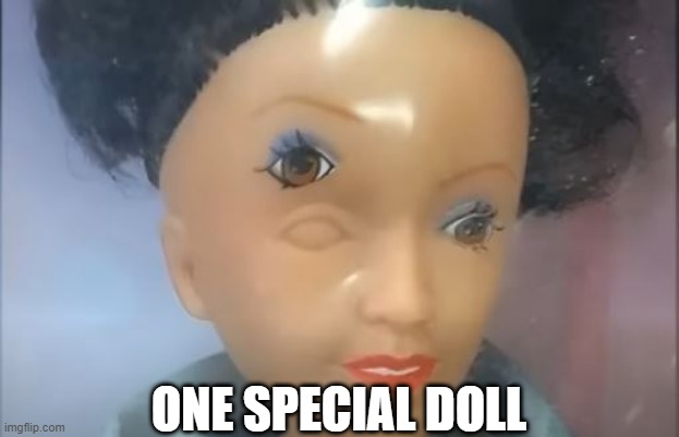 Doll 4 Sale | ONE SPECIAL DOLL | image tagged in you had one job | made w/ Imgflip meme maker