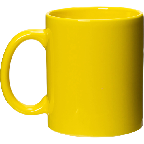 High Quality Yellow Coffee Mug Blank Meme Template